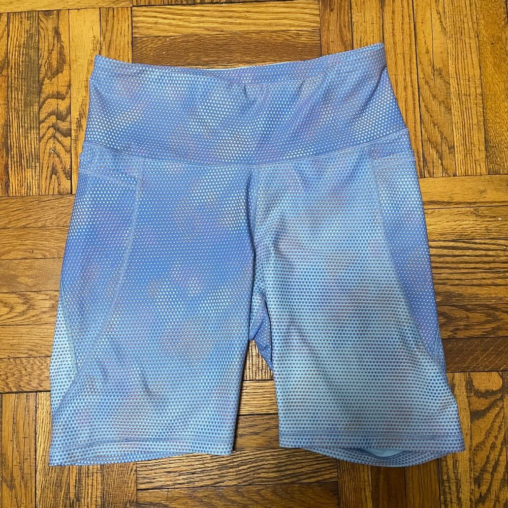 Old Navy Active Power Soft High Rise Go Dry Patterned Bike Shorts